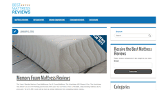 Desktop Screenshot of bestmattress-reviews.org